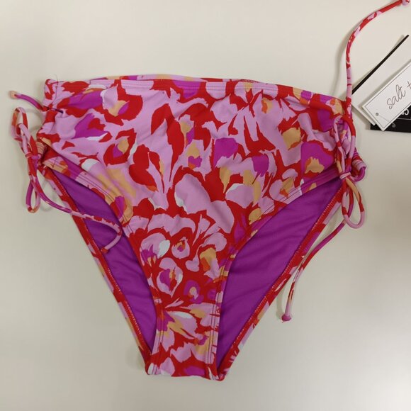 Salt Cove Juniors Flutter By Lace High- Vermillion M - Picture 2 of 4